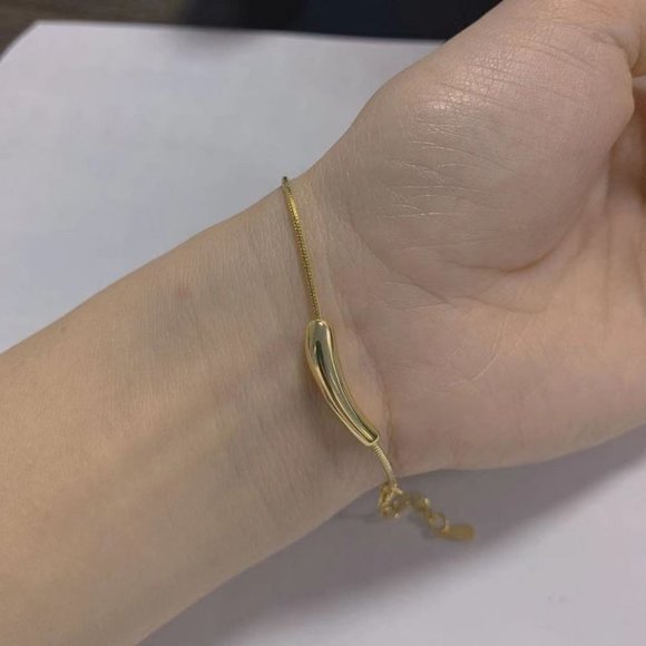 #NEW 925 Sterling Silver Simple Bar Bracelet A - Picture 9 of 10